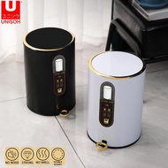 TONG SAMPAH/Stainless Steel Foot Pedal Dustbin Rubbish Bin Trash Bin 12L / tong sampah / tong