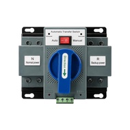 Authentic 63A 220V Dual Power Automatic Transfer Switch Manual Transfer Switch 50/60Hz Din Rail Moun