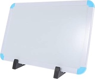 Toyvian Small White Board with Stand Magnetic Portable Dry Erase Board Double- Sided Desktop Foldabl