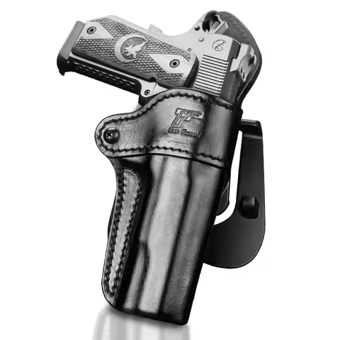 Leather Holster for Colt 1911/Kimber 1911/Springfield 1911/S&W 1911 and Most 1911 5'' No Rail Pistol