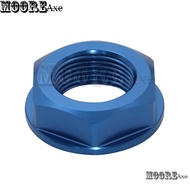 Motorcycle Accessories Rear Wheel Axle Shaft Lock Nut Screw Rim M22 For Kawasaki KX125 KX250 KX250F