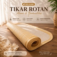 TIKAR / LAMPIT ROTAN Saburina ukuran 200 x 300 cm jumbo dengan benang nilon garis - garis