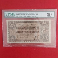 uang kuno 25 gulden coen 1927 pmg 30 Lin zhan wei collection