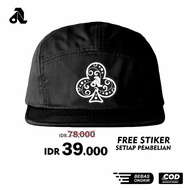 Aneela Hat 5 Panel Five Panel Snapback Hat Men's Hat Cap Clover