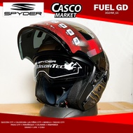 SPYDER FUEL GD HALF FACE DUAL VISOR MOTORCYCLE HELMET