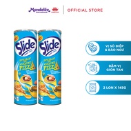 Bánh Lát Snack Khoai Tây Slide Vị Sò Điệp Combo 2 Lon X 145G