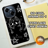 HP (RC11) Case Tecno Spark Go1hp/ Cute Girl Motif Tecno Spark Go1 hologram case Tecno Spark Go1/case