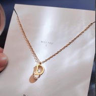 [ Bayar Ditempat ] Kalung Titanium Wanita Anti Karat / Kalung Titanium Wanita Asli Ori Import / Kalu