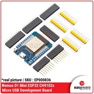 Wemos D1 Mini ESP32 WiFi+Bluetooth Development Board CH9102x CP2104