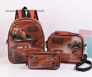 3 in 1 Kids School Bag/Cartoon bag/Backpack (McQueen)
