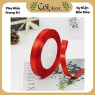 [Decorative accessories] Combo of 4 meters of 2cm, 4cm ribbon to decorate baskets and homes for CNY 