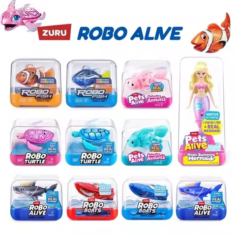 ZURU Robo Alive Fish Robotic Swimming Fish Water Activated