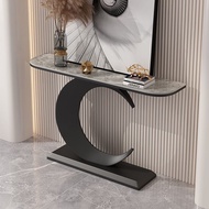 Italian Slate Console Table, Modern Minimalist Entrance Storage Rack, Foyer, Living Room & Corridor,