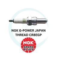 NGK G POWER SPARK PLUG CR8E Y15 Y16 NOUVO LC EGO LC FZ150 VS125 VR125 ELEGAN VTS 200 T2 250 BELANG