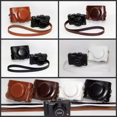 camera bag for Panasonic for DMC-LX7 LX7 LX5 LX3 Camera With Shoudler Strap in 3 colors Mirrorless S