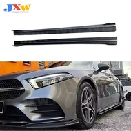 Carbon Fiber Side Skirts Bumper Aprons Fit for Mercedes Benz A CLA Class W177 W118 A35 CLA35 AMG 201
