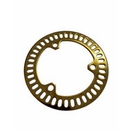 YAMAHA XMAX250 NVX155 NMAX155 DISC PLATE COVER ALLOY CNC GOLD / TITANIUM GOLD NVX XMAX NMAX ABS DISC