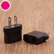Strongaroetrtomj 2Pcs European US AU EU US To EU/EU To US Plug Adapter Euro Travel Power Adapter Plu