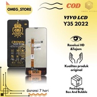 LCD G0LD3N CR0WN TOUCHSCREEN VIVO Y35 2022 ORIGINAL FULLSET COMPLETE...