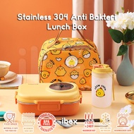 Ready IBEX KIDS 900ML lunchbox Ox-304 Lunch Box For Adult Children Food Basket tupperware Lunch Box Vegetable Bowl omiebox