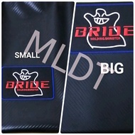 MOTORCYCLE BRIDE SEAT COVER CARBON TYPE
