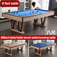 8ft Pool Table ,Indoor Household 7ft 3 In1 Billiard Table, Conference Table, Tennis Table Comes With A Full Set Of Accessories