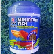 Neon guppies food for Miniature Fish