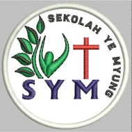 Original quality SYM emblem patch, embroidered, READY stock