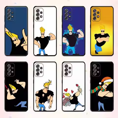 J-Johnny B-Bravo Anime Phone Case For Samsung S 25,24,23,22,30,21,10,9,Ultra,Plus,Lite,FE,4,5 G Soft