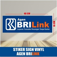 VINYL SIGN STICKER BRILINK STICKER BRILINK/ SATIKER BRILINK AGENT READY TO STICK IN THE DISPLAY ETC.