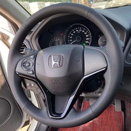 Car Steering Wheel Cover Anti-slip Artificial Leather For Honda Fit City Jazz 2014 2015 HRV HR-V 201