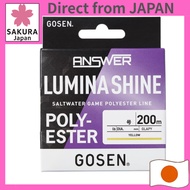 GOSEN Answer Lumina Shine 200 m Size 0.5 Yellow