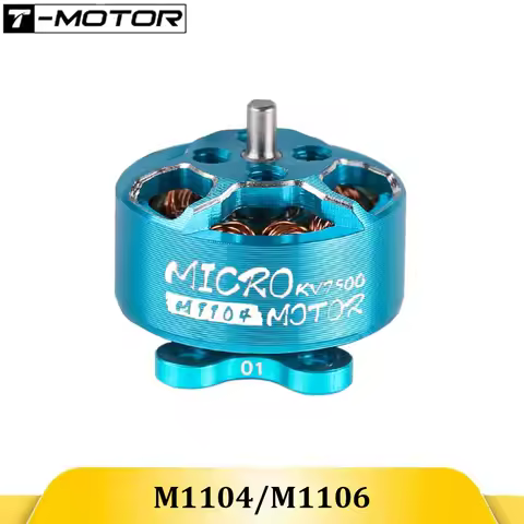 T-Motor M1104/M1106 KV7500/KV6000 Micro Brushless Motor - Lightweight 1.5mm Shaft for 90-110mm FPV M