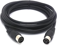 8 PIN DIN Cable Male to Male MIDI Extension Cord for Bang and Olufsen B&O PowerLink BeoLab (1.5 Mete