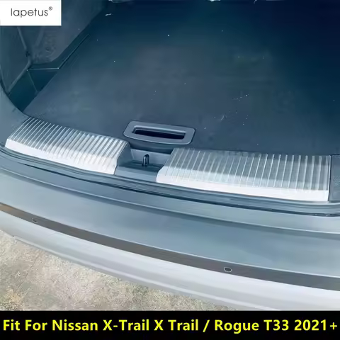 Rear Trunk Door Bumper Sill Guard Protector Cover Trim Stainless Accessories For Nissan X-Trail X Tr