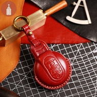 Leather Car Key Case Cover Fob Keychain Accessories for BMW Mini Cooper Keyring Countryman F54 Clubm