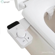 [FREE SHIPPING]Bidet Toilet Seat Bidet Sprayer Cover Dual Nozzle Cleaning Wc Non Electric Attachable Bidet Toilet Seat Attachment 1/2