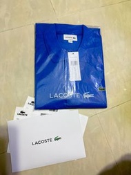 全新連牌 Lacoste polo shirt 法國鱷魚🐊 藍色 Size 4 等於中碼