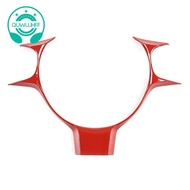 Car Steering Wheel Panel Cover Trim for Toyota 86 Subaru BRZ 2017-2021 Car Accessories(Red)