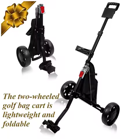 Golf ball chartered cart trolley two-wheeled trolley foldable cart