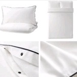 KUNGSBLOMMA King Size Quality Duvet Cover and Two Pillow cases