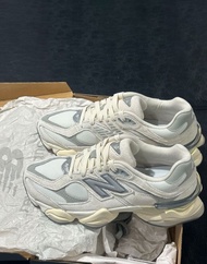 New Balance 9060織物合成革 潮流復古 減震 鞋 灰白色