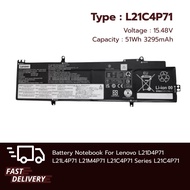 (ส่งฟรี ประกัน 1 ปี) battery for LENOVO L21D4P71 L21C4P71 L21L4P71 L21M4P71