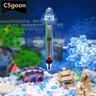 C5GOON Fishbowl Glass Meter Aquarium Fish Tank Water Temperature Thermometer F5Q1
