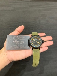 經典飛行錶 舊化夜光 GMT兩地時間 鈦金屬錶殼 真力時 ZENITH HERITAGE PILOT TYPE 20 96.2434.693/27.C738