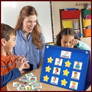 [Blesiya2] Visual Schedule for Kids Behavioral Tool Routine Chore Chart Wall Planner for