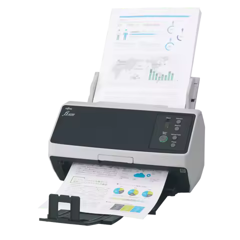 Fujitsu Fi-8170 Document Scanner, Portable A4 A5 600dpi HD Automatic Double-sided Continuous Scannin