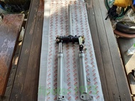 (Fino 125 i) ชุดแผงคอพร้อมโช้คอัพหน้า Yamaha Fino 125 i แท้