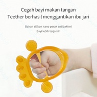 Silicone baby teether/baby teether bracelet shape/baby teether toy baby teether bracelet