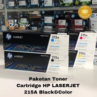 HP Laserjet 215A Black & Color Original Toner Cartridge Package